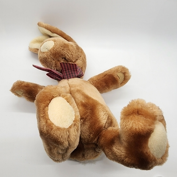 GUND Vintage Clover the Brown Bunny rabbit long snoopy face plush stuffed animal - Picture 8 of 14